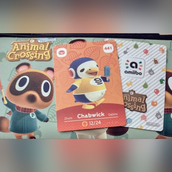 Nintendo Other - *10/$10* Chabwick Amiibo Card Animal Crossing Nintendo Girls Men Women Boys